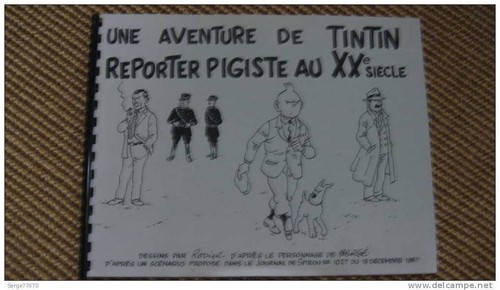 Tintin reporter pigiste - tintin, au