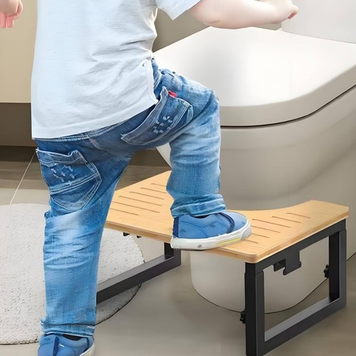 Tabouret toilette bois - toilette, en