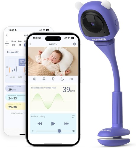 Moniteur bébé wifi ai - bébé,