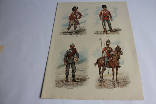 Estampe uniformes armée - estampe,