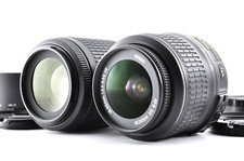 Nikon AF-S 55-200mm f4-5.6 + AF-S 18-55mm f3.5-5.6 G ED VR [En l'état] #25221-3