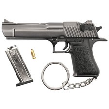 Desert Eagle Tactical Mini Keychain Gun 1 3 Métal Pistolet Forme Porte-clés M...