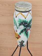 Ancien tambour peint Congas des  iIles