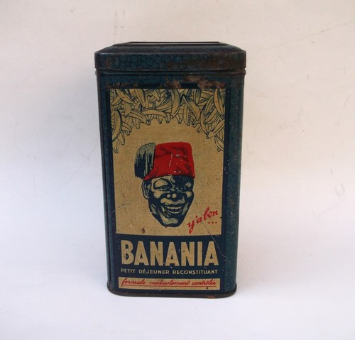 Boite banania tôle - boite,