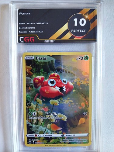 Carte pokemon français paras - français,