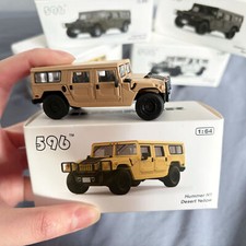 596 Model 1:64 Hummer H1 Desert Yellow Collectible Car