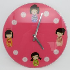 RARE KIMMIDOLL 30CM WALL FUNCTIONAL QUARTZ CLOCK IN BOX not original