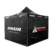 TENTE PADDOCK VOCA RACING 3x3M NOIR STRUCTURE ALU (AVEC SAC DE TRANSPORT ET