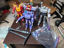 MP36 Megatron Masterpiece Shockwave Starscrean Hot Rod Transformers Lot