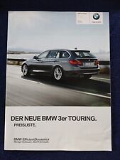 BMW 3 Series E46 Touring price list 05.2012 320i 328i 316d 318d 320d 330d