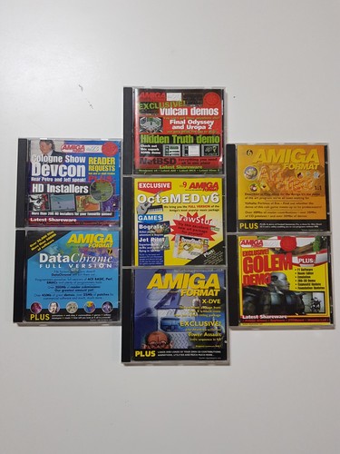 Lot disques amiga - disques, format