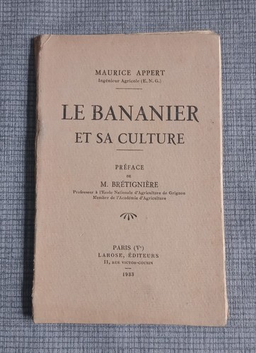 Bananier sa culture - sa,