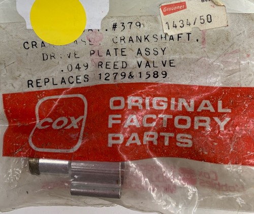 Cox hobbies 049 reed valve - cox,
