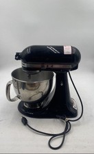 KitchenAid Artisan Black Standalone Mixer With 3 Attachments And Metal Bowl