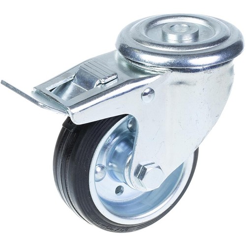 Roulette pivotante avec - , frein
