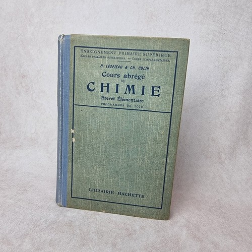 Livre scolaire ancien chimie - livre,
