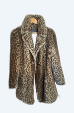Manteau fausse fourrure Leopard Taille 38 (marque DN VERONIK) Etat NEUF