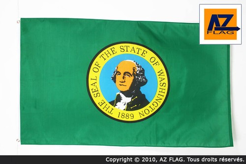 Drapeau washington 90x60cm - drapeau,