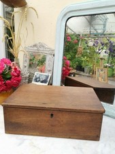Vintage Oak Wood Chest