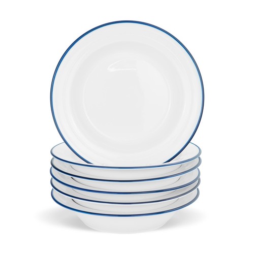 Blanc 22cm ferme assiettes - blanc,