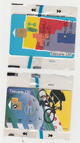 Cartes téléphoniques 120 - 2,