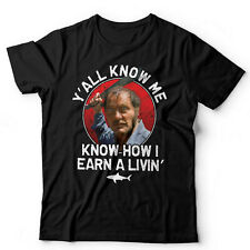 Jaws TShirt Y'all Know Me Unisex Quint Shark Fishing Retro Vintage Amity Island
