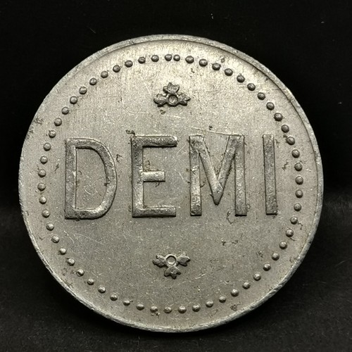 Jeton demi aluminium - jeton,