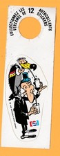 Lucky Luke  Morris autocollant pepsi cola  1978 croque mort