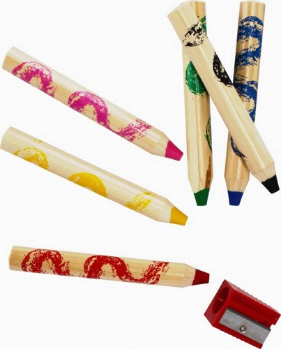 Gros crayons jumbo couleurs - 6,