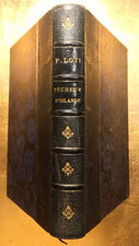 1894 LOTI PECHEUR D'ISLANDE MER BATEAU PECHE DECOUVERTE LIVRE *JOLIE RELIURE*