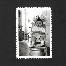 Bébé 1 an, enfant, chaise