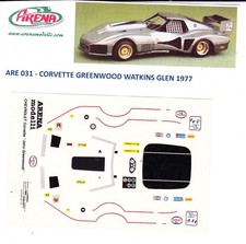 .decal Corvette Greenwood #77