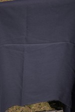  Coupon de tissu en  coton de 130x155 de  couleur bleu marine neuf