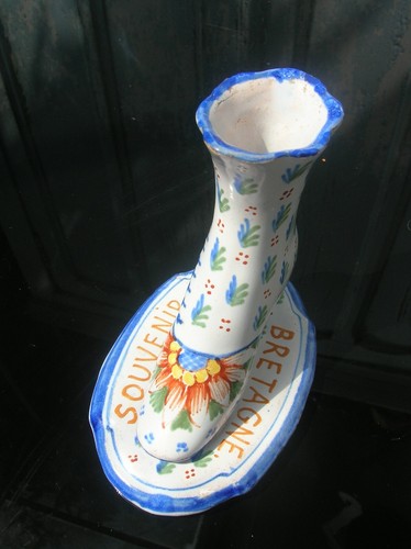 Faïence polychrome bibelot - polychrome.,