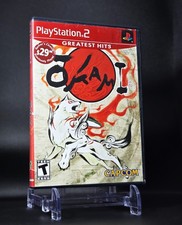PS2 Okami (Sony Playstation 2, 2005) Greatest Hits Capcom Complete, CIB!