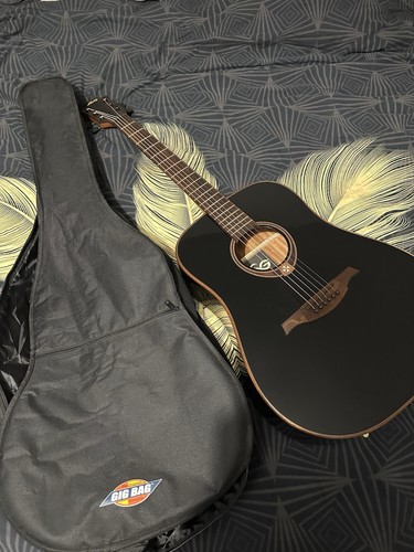 Guitare folk dreadnought - folk, noire
