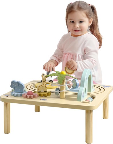 Table activités bois - table, en