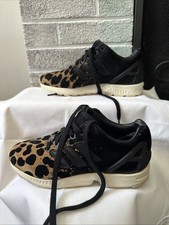 Adidas Torsion ZX Flux Cheetah Leopard Print Sneakers Shoes Women's Size 6