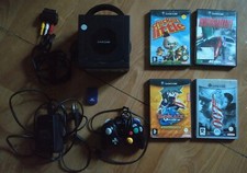 Console Nintendo GameCube Noire + 4 Jeux