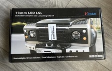 8 X SMOKE COMPLATE 73MM LED INDICATOR LIGHTS UPGRADE KIT FIT LAND ROVER DEFENDER