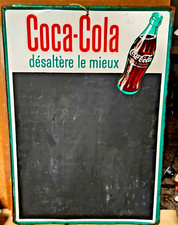 PLAQUE PUBLICITAIRE COCA -