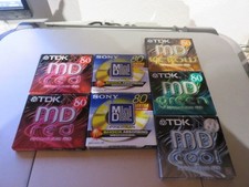 Lot de 7 Cassettes  Mini disc