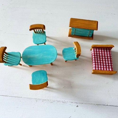 Doll house furniture miniature - doll,