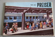X420 PREISER Train Character Catalog H 1967 68 80pg Deutsch Catalog + Price 67