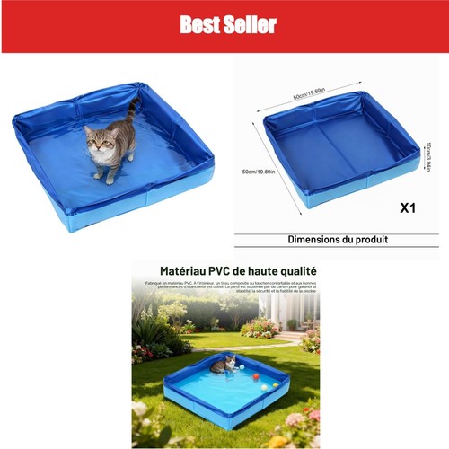 Piscine pliable pour chien
