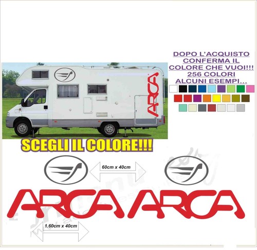 Adhésifs camping car arca - camping-car,