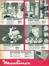 Advertising 520 1967 Moulinex Combination Robot Radiator Blower