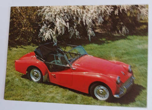 Triumph tr3 année 1960 - cp,