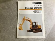POCLAIN CASE crawler excavator 488 brochure advertising documentation period 