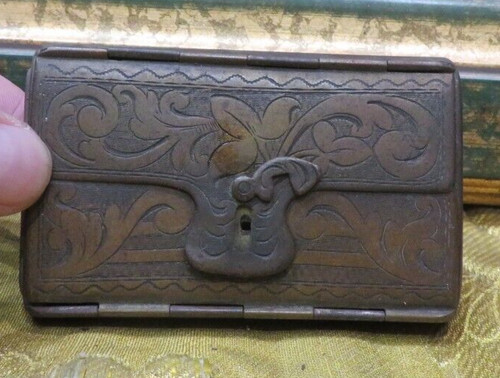Ancienne rare boite tabatiere - rare,